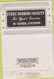 Matchbook Cover - Jackson City Bank Trust Jackson MI 40 Strike