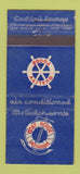 Matchbook Cover - Boat House Restaurant Niagara Falls NY 21 Strike Feature
