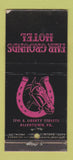 Matchbook Cover - Fair Grounds Hotel Allentown PA WEAR 21 Strike Feature