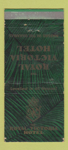 Matchbook Cover - Royal Victoria Hotel Nassau Bahamas WEAR 30 Strike