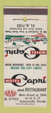 Matchbook Cover - Hotel Capri Restaurant Jacksonville FL 30 Strike