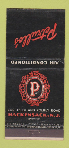Matchbook Cover - Petrullo's Hackensack NJ restaurant 21 Strike Feature