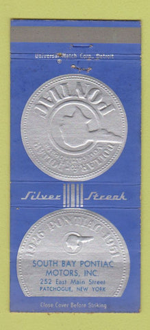 Matchbook Cover - South Bay Pontiac Patchogue NY WEAR 30 Strike