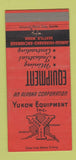 Matchbook Cover - Yukon Equipment Seattle WA Juneau AK 30 Strike