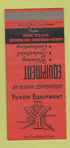 Matchbook Cover - Yukon Equipment Seattle WA Juneau AK 30 Strike
