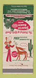 Matchbook Cover - Spanish Ranch Motel Mobile AL  30 Strike