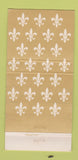 Matchbook Cover - Francois French Restaurant Huntington Beach CA 30 Strike