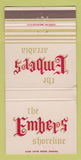 Matchbook Cover - Embers Arcadia Long Beach CA 30 Strike