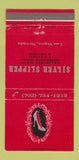 Matchbook Cover - Silver Slipper Casino Las Vegas NV 30 Strike