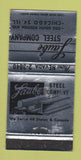 Matchbook Cover - Laube Steel Chicago IL 30 Strike