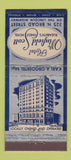 Matchbook Cover - Hotel Winfield Scott Philadelphia PA 21 Strike Feature