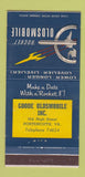 Matchbook Cover - Oldsmobile Rocket Goode Portsmouth VA 30 Strike