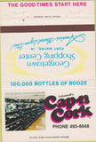 Matchbook Cover - Cap N Cork Liquor Fort Wayne IN 40 Strike
