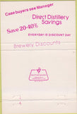 Matchbook Cover - Cap N Cork Liquor Fort Wayne IN 40 Strike