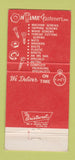 Matchbook Cover - On Time Fasteners Bedford OH 30 Strike