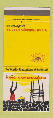 Matchbook Cover - Hotel King Kamehameha Kona Hawaii 30 Strike