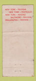 Matchbook Cover - Norgulf Lines Shipping New York City WORN 30 Stick