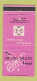 Matchbook Cover - Orchid Island Hotel Hilo Hawaii WEAR 30 Strike