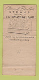 Matchbook Cover - Hotel Eau Claire WI 30 Strike