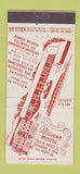 Matchbook Cover - Manor Motel Columbus OH 30 Stick
