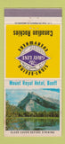 Matchbook Cover - Gray Line Bus Mount Royal Hotel Banff AB 30 Strike