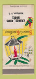 Matchbook Cover - Carroll Arms Hotel Washington DC Christmas WEAR 30 Strike
