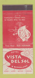 Matchbook Cover - Vista Del Sol Hotel Palm Springs CA girlie WEAR 30 Stick