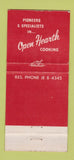 Matchbook Cover - Embers Restaurant Miami Beach FL WEAR 30 Stick