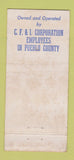Matchbook Cover - Minnequa Mutual Insurance Pueblo Colorado 30 Stick