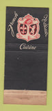 Matchbook Cover - T Pittari's New Orleans LA lobster girlie 21 Strike Feature