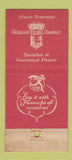 Matchbook Cover - Highland Floral Pittsburgh PA  30 Stick