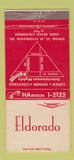 Matchbook Cover - Eldorado Restaurant Long Beach CA WEAR 30 Strike