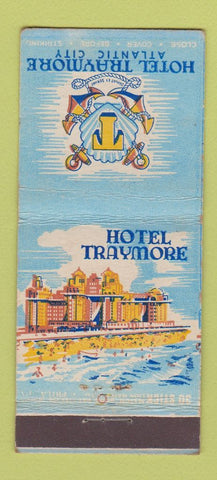 Matchbook Cover - Hotel Traymore Atlantic City NJ 30 Stick