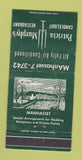 Matchbook Cover - Patrica Murphy's Manhasset LI NY WEAR 30 Strike
