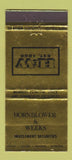 Matchbook Cover - Hornblower & Weeks Investments 30 Stick