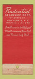 Matchbook Cover Prudential Lines Steamship New York City WORN 21 Strike Feature
