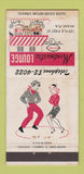 Matchbook Cover - Montmartre Lounge Miami FL girlie STAINED 30 Strike