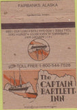 Matchbook Cover - Captain Bartlett Inn Fairbanks AK 40 Strike