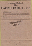 Matchbook Cover - Captain Bartlett Inn Fairbanks AK 40 Strike