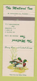 Matchbook Cover - Mallard Inn Moorestown NJ 30 Strike