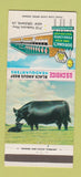 Matchbook Cover - Dorignac's Grocery Angus Beef New Orleans LA 30 Strike