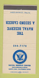 Matchbook Cover - Naval Reserve Center Santa Ana CA 30 Strike