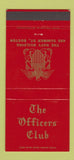 Matchbook Cover - Officers Club Navy Building Boston MA 30 Strike
