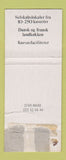 Matchbook Cover - Lindenborg Kro Gevninge Denmark WEAR