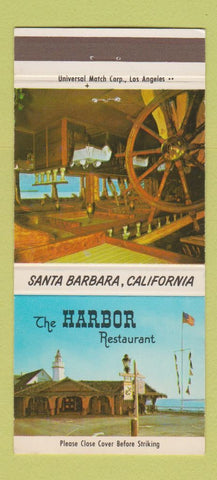 Matchbook Cover - Harbor Restaurant Santa Barbara CA 30 Strike