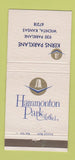 Matchbook Cover - Hammonton Park Clothes Kerns Wichita KS 30 Strike