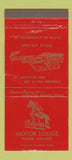 Matchbook Cover - Tally Ho Motor Lodge Wilmington DE 30 Strike