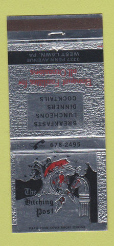 Matchbook Cover - Hitching Post West Lawn PA 30 Strike