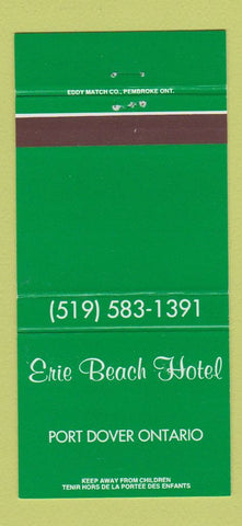 Matchbook Cover - Erie Beach  Hotel Port Dover ON 30 Strike