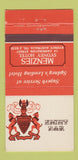 Matchbook Cover - Fight Bar Menzies Sydney Hotel Australia 30 Strike